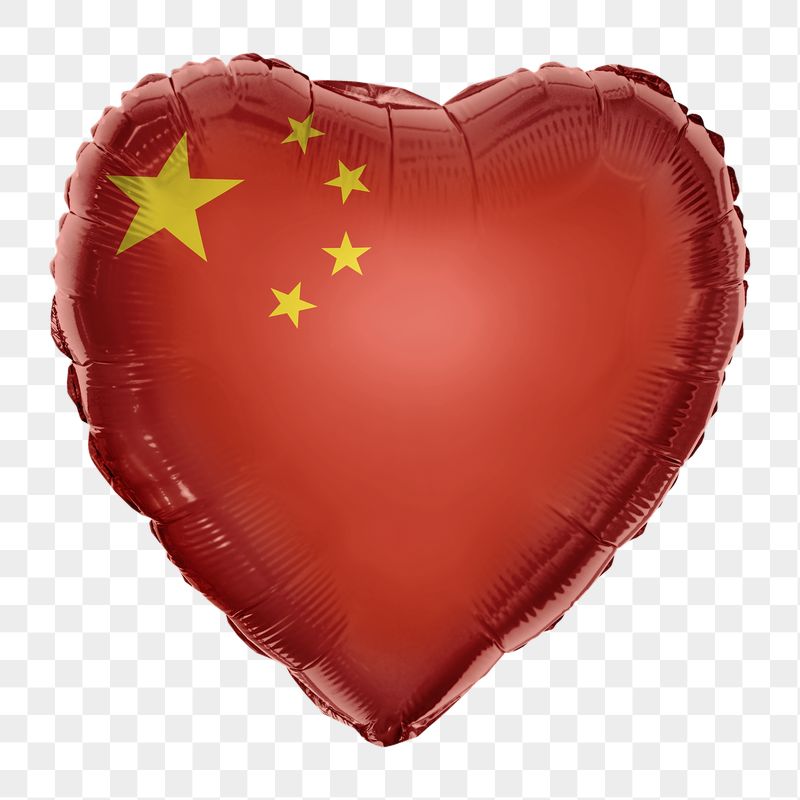 China flag png balloon on transparent | Free PNG - rawpixel
