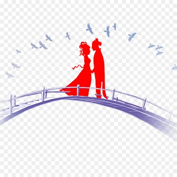 China Han Dynasty Qixi Festival Valentines Day Traditional Chinese holidays - People on the bridge 