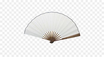 China Hand fan Dance Color - White Japanese folding fan 