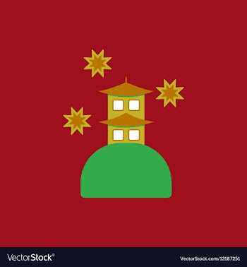 China house of Chinese new vector image