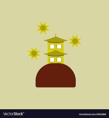 China house of Chinese new vector image