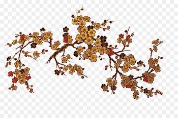 China I Ching Mid-Autumn Festival Solar term Change - Chinese style embroidery plum 