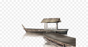 China Ink wash painting Chinese painting Chinoiserie - Caochuan beach background 