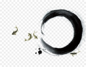 China Ink wash painting Chinoiserie Ink brush - Chinese wind element material 