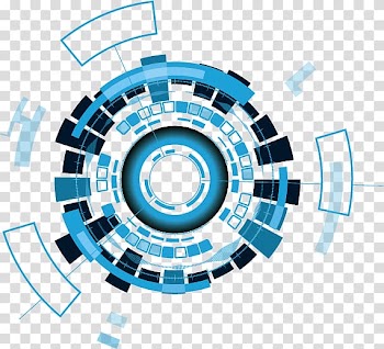 China Light Digital microscope Digital data, Time and space door transparent background PNG clipart