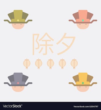 China man head collection of vector image