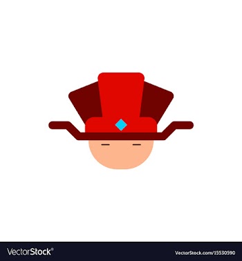 China man head of chinese new vector image