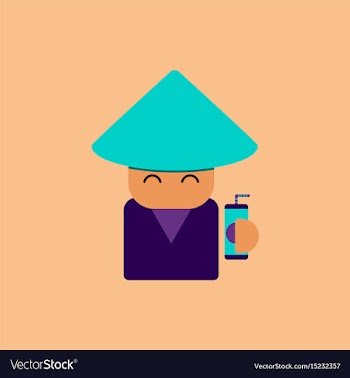 China man of chinese new year vector image