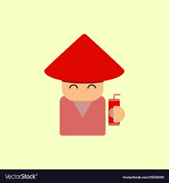 China man of chinese new year vector image