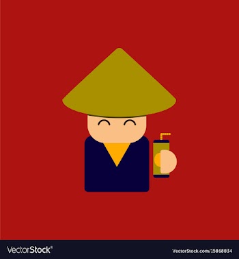 China man of chinese new year vector image