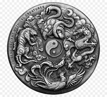 China Perth Mint Legendary creature Chinese mythology Four Symbols - China 