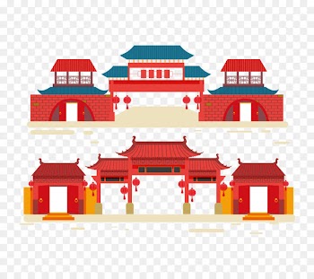 China Portable Network Graphics Clip art Vector graphics Building - attractions cartoon 