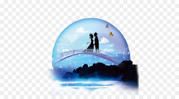 China Qixi Festival Zhi Nu Valentines Day Chinese calendar - Magpie Bridge 