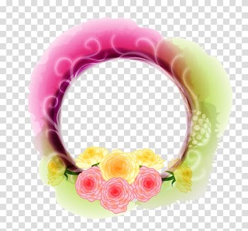 China rose Frames graphics Petal, pink glitter frame transparent background PNG clipart
