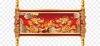 China Scroll Chinese dragon Ancient history - China's edict 