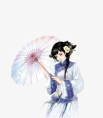 China Small Wind Woman, Woman Clipart, Woman, Antiquity PNG Image ...