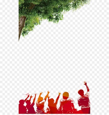 China Student Graduation ceremony School - Youth silhouette figures 