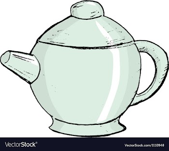 China teapot vector image