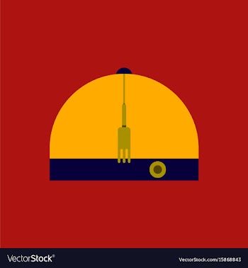 China traditional hat of vector image