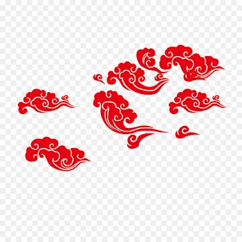 China - Various clouds creative vector 