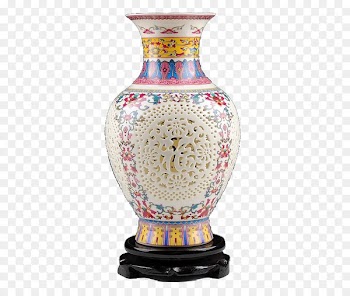 China Vase Chinese ceramics Flower - Retro vase 