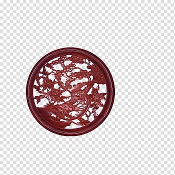 China Window Chinoiserie frame, Round windows transparent background PNG clipart