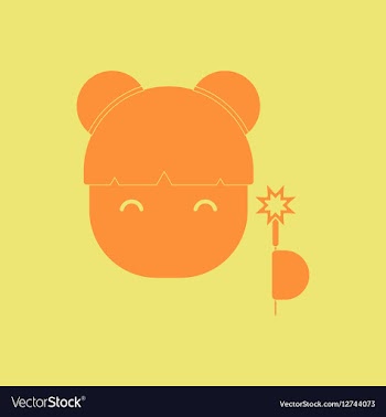 China woman face of Chinese vector image