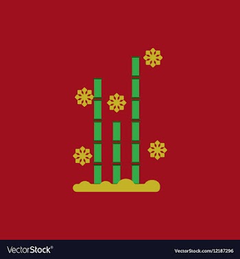 Chinese bamboo of bamboo and vector image