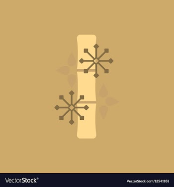 Chinese bamboo of bamboo and vector image