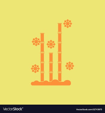 Chinese bamboo of bamboo and vector image