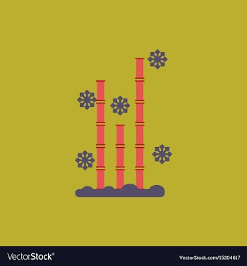 Chinese bamboo of bamboo and vector image