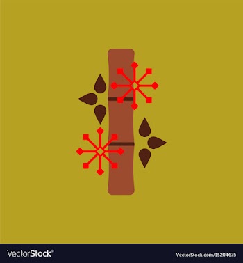 Chinese bamboo of bamboo and vector image