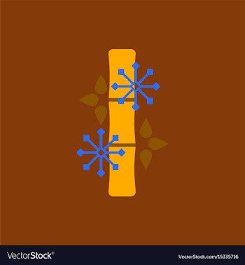 Chinese bamboo of bamboo and vector image