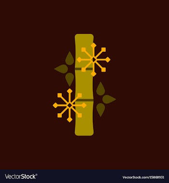 Chinese bamboo of bamboo and vector image