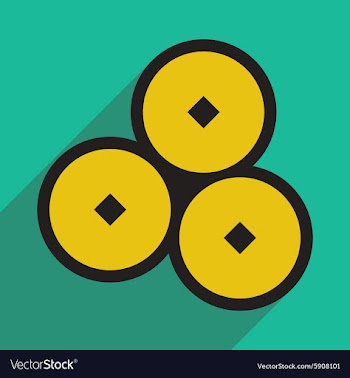 Chinese bells vector image