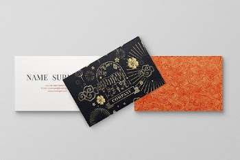 Chinese business card mockup, Lunar | Free PSD Mockup - rawpixel