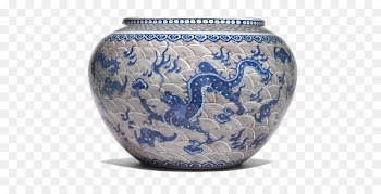Chinese ceramics Blue and white pottery Porcelain - Blue and white bottle 