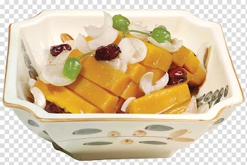 Chinese cuisine Calabaza Dim sum Chrysanthemum tea Porridge, Jujube lily buckle pumpkin transparent background PNG clipart