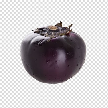 Chinese cuisine Eggplant Vegetable Shiitake Tomato, Round eggplant transparent background PNG clipart