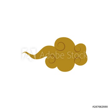 chinese decorative cloud icon