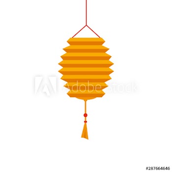 chinese decorative lamp hanging icon