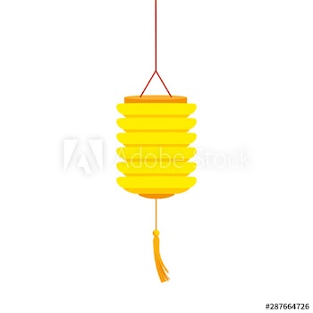 chinese decorative lamp hanging icon