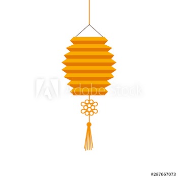 chinese decorative lamp hanging icon