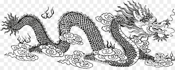Chinese dragon Cdr - oriental png download - 2320*910 - Free ...