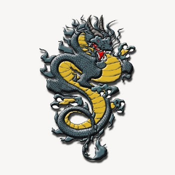 Chinese dragon clipart, mythical creature | Free PSD - rawpixel