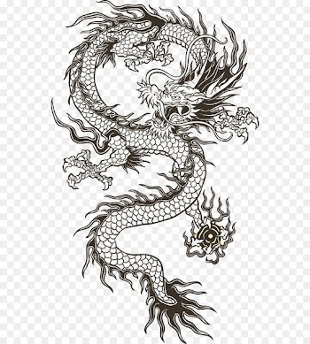 Chinese dragon Illustration - Chinese dragon totem 