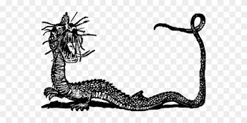 Chinese Dragon Picture Frames Serpent Japanese Dragon - Frame Dragon Japan Clipart