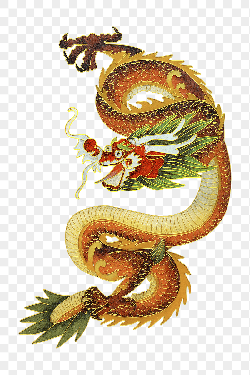 Chinese dragon png sticker, transparent | Free PNG - rawpixel