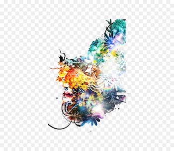 Chinese dragon Qilin Chinese art Nian - Colored unicorn 