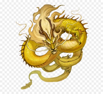 Chinese dragon Yellow Dragon Chinese mythology - avater ribbon 